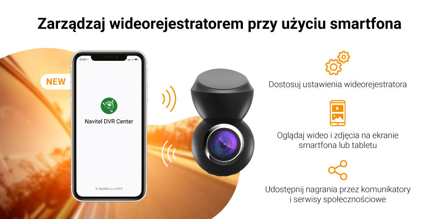 Aplikacja Navitel DVR Center dostępna na iPhone