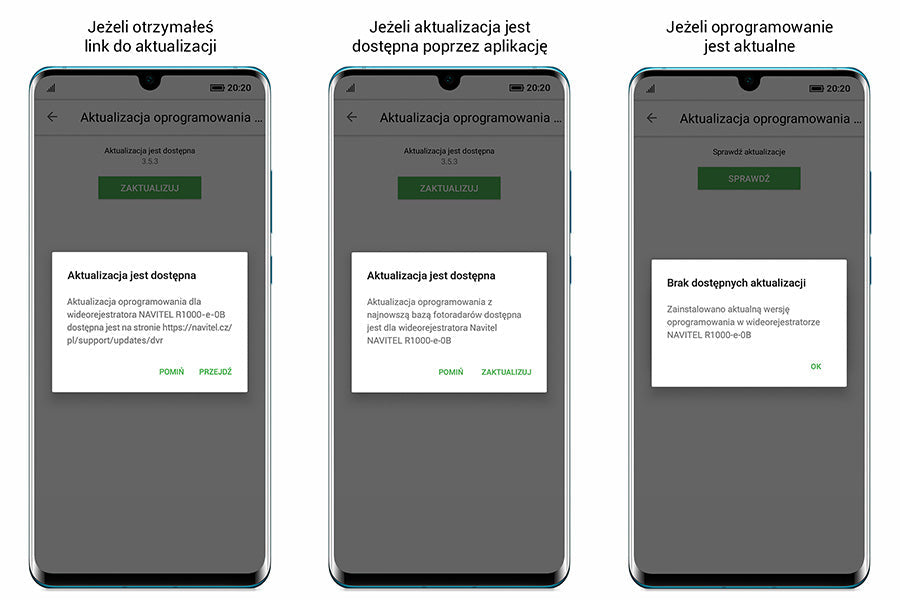 Zaktualizuj oprogramowanie w wideorejestratorze poprzez aplikację mobilną Navitel DVR Center na Android