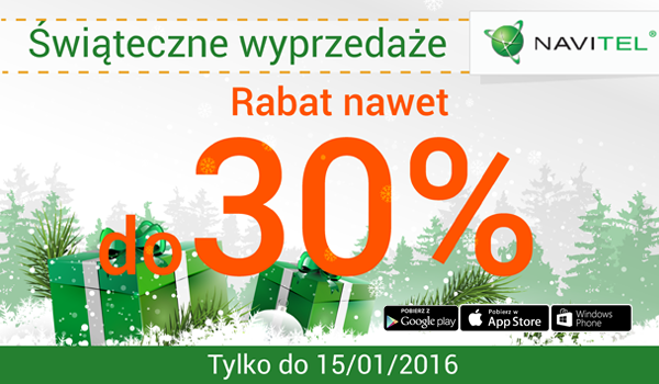 Noworoczna wyprzedaż! Tylko do 15 stycznia 2016!